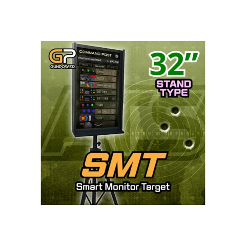 GunPower 32 inches / Vertical SMT Complete Professional Target System w/ Stand