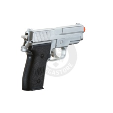 HFC Airsoft Premium Spring Side Arm Pistol - SILVER