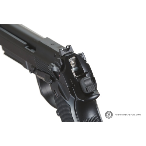 HFC Metal Full-Automatic M9 Co2 Gas Blowback Airsoft Pistol (Color: Black)