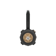 HFC 145 Round Drum Magazine for G-Series Gas Blowback Pistols (Color: Black / Brown)
