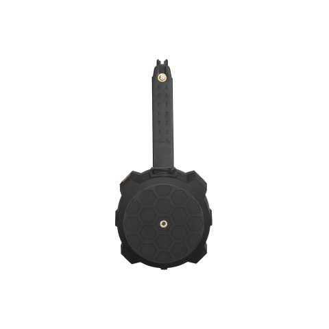 HFC 145 Round Drum Magazine for G-Series Gas Blowback Pistols (Color: Black / Brown)