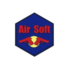 Hexagon PVC Patch Airsoft Bull