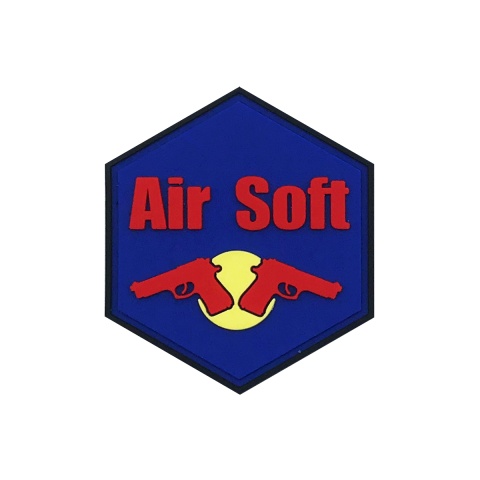 Hexagon PVC Patch Airsoft Bull