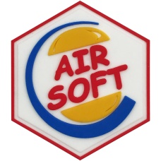 Hexagon PVC Patch Airsoft King