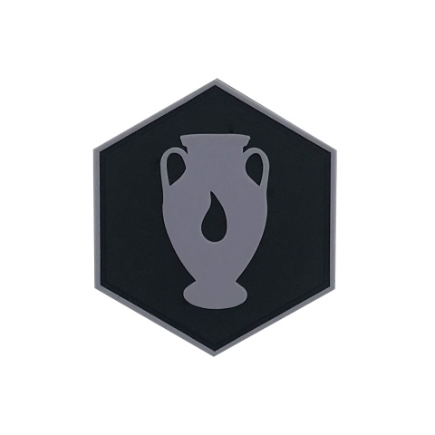 Hexagon PVC Patch Zodiac Sign Aquarius