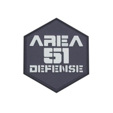 Hexagon PVC Patch Area 51 Defense