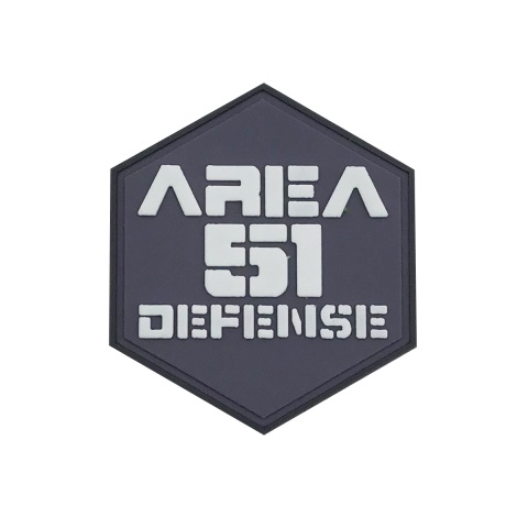 Hexagon PVC Patch Area 51 Defense
