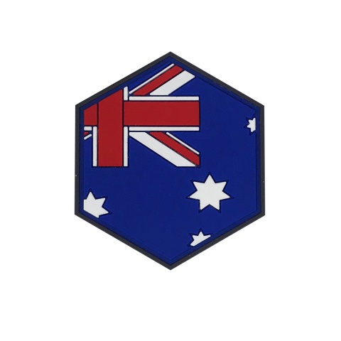 Hexagon PVC Patch Australia Flag