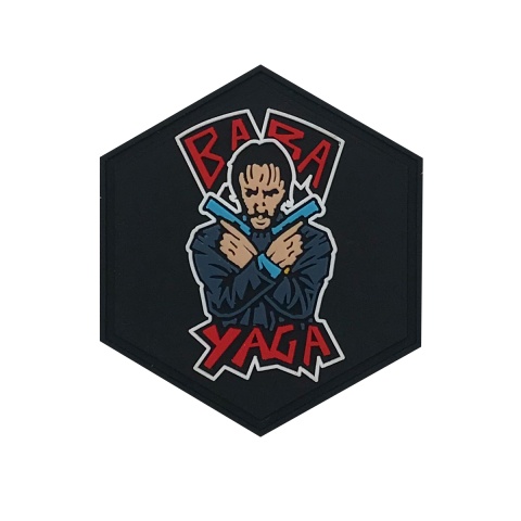 Hexagon PVC Patch John Wick Baba Yaga