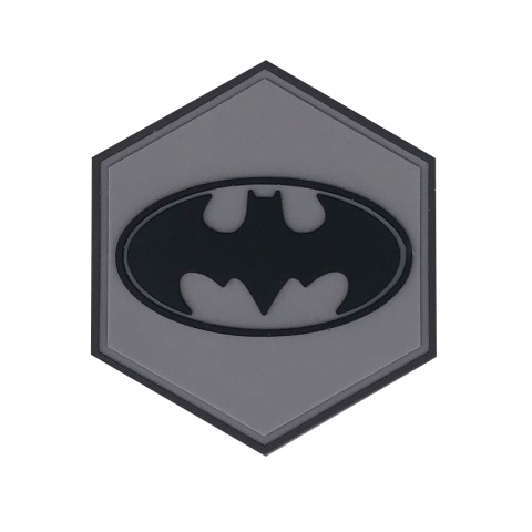 Hexagon PVC Patch Batman Logo