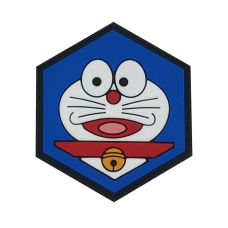Hex PVC Patch Doraemon Cat