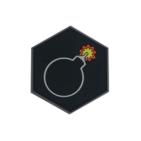 Hex PVC Patch Bomb Emoji