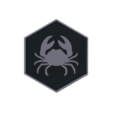 Hexagon PVC Patch Zodiac Sign Cancer