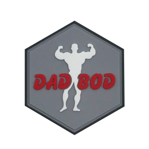 Hexagon PVC Patch Dad Bod
