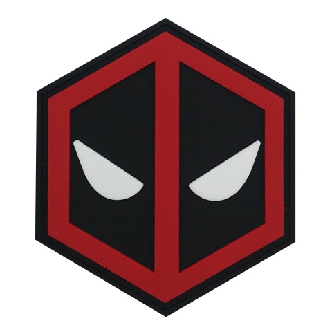 Hexagon PVC Patch Deadpool