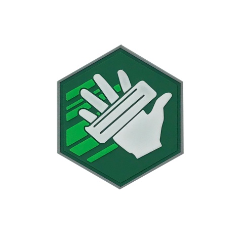 Hexagon PVC Patch Slight of Hands Perk