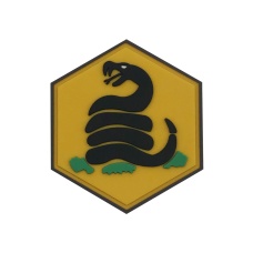 Hexagon PVC Patch Gadsden