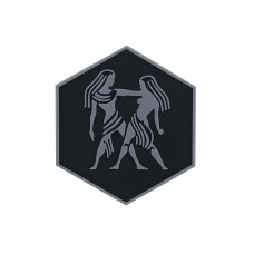 Hexagon PVC Patch Zodiac Sign Gemini