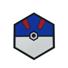Hex PVC Patch Blue Great Ball