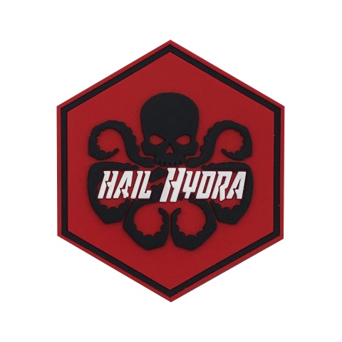 Hexagon PVC Patch Black Hail Hydra