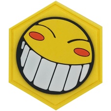 Hexagon PVC Patch CowBoy BeBop Radical Ed Smiling