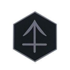 Hexagon PVC Patch Zodiac Sign Sagittarius Symbol