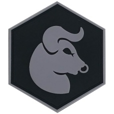 Hexagon PVC Patch Zodiac Sign Taurus