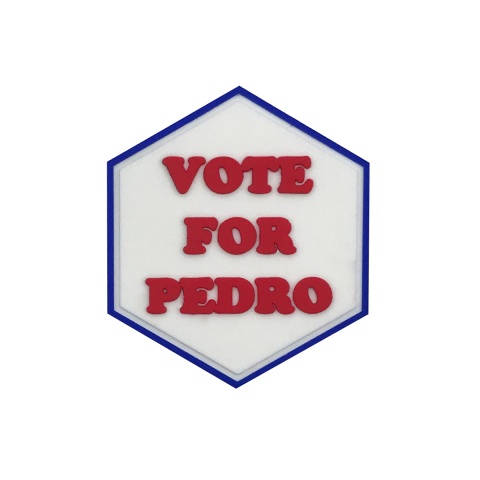 Hexagon PVC Patch Napoleon Dynamite 