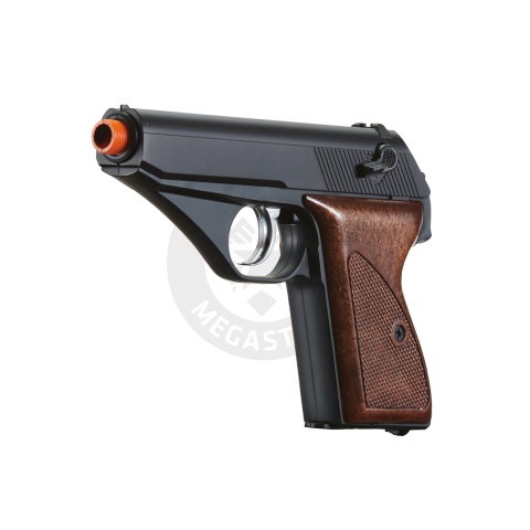 HFC Airsoft Gas Mini Pistol Non-BlowBack with Mock Suppressor - BLACK