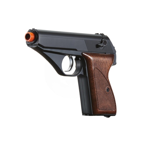 HFC Airsoft Gas Mini Pistol Non-BlowBack with Mock Suppressor - BLACK