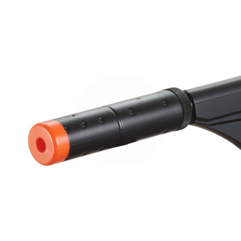 HFC Airsoft Gas Mini Pistol Non-BlowBack with Mock Suppressor - BLACK