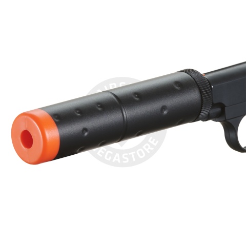 HFC Combat Commander Non-Blowback Airsoft Pocket Gas Pistol w/ Suppressor (Color: Black)