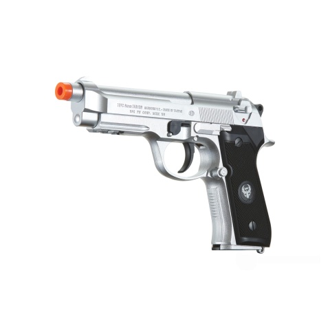 HFC Metal M9 Green Gas Powered Airsoft Pistol (Color: Silver)