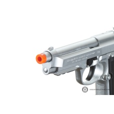 HFC Metal M9 Green Gas Powered Airsoft Pistol (Color: Silver)