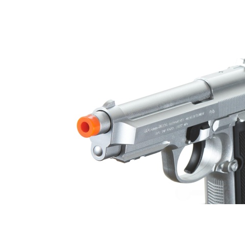 HFC Metal M9 Green Gas Powered Airsoft Pistol (Color: Silver)
