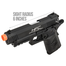 HFC HG-171 Tactical 1911 Gas Blowback Pistol - BLACK