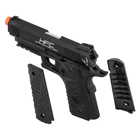 HFC HG-171 Tactical 1911 Gas Blowback Pistol - BLACK