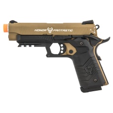 HFC Honor Fantastic 1911 Gas Blowback Pistol - TAN / BLACK