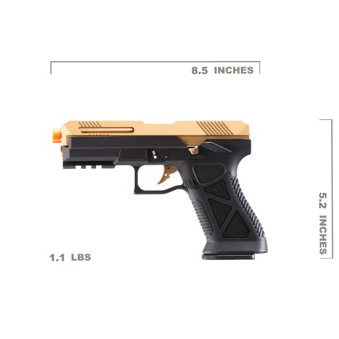 HFC HG-282ASB Tactical Gas Blowback Pistol  - DISCONTINUED