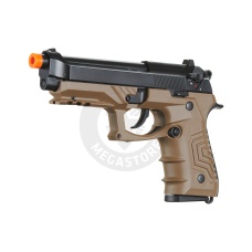 HFC Metal M92 Full-Automatic Green Gas Blowback Airsoft Pistol (Color: Black & Dark Earth)