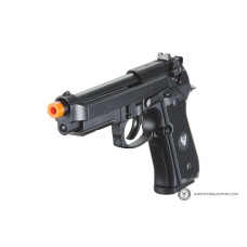 HFC Metal M9 Full-Automatic Green Gas Blowback Airsoft Pistol - (Black)