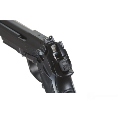 HFC Metal M9 Full-Automatic Green Gas Blowback Airsoft Pistol - (Black)