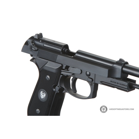 HFC Metal M9 Full-Automatic Green Gas Blowback Airsoft Pistol - (Black)