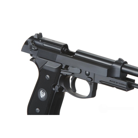 HFC Metal M9 Full-Automatic Green Gas Blowback Airsoft Pistol - (Black)