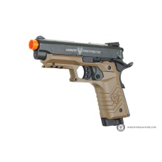 HFC Classic .45 Series Metal Co2 Blowback Airsoft Pistol (Color: Black & Dark Earth)