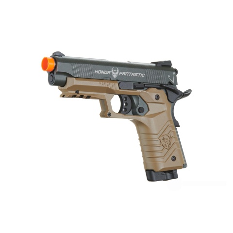 HFC Classic .45 Series Metal Co2 Blowback Airsoft Pistol (Color: Black & Dark Earth)