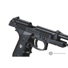 HFC Metal M190 Co2 Gas Blowback Airsoft Pistol with Compensator (Color: Black)