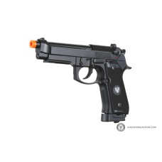 HFC Metal M9 Co2 Semi-Auto Gas Blowback Airsoft Pistol - (Black)