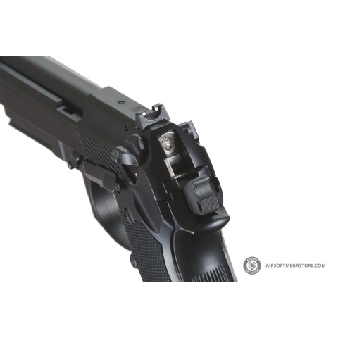 HFC Metal M9 Co2 Semi-Auto Gas Blowback Airsoft Pistol - (Black)
