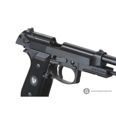 HFC Metal M9 Co2 Semi-Auto Gas Blowback Airsoft Pistol - (Black)